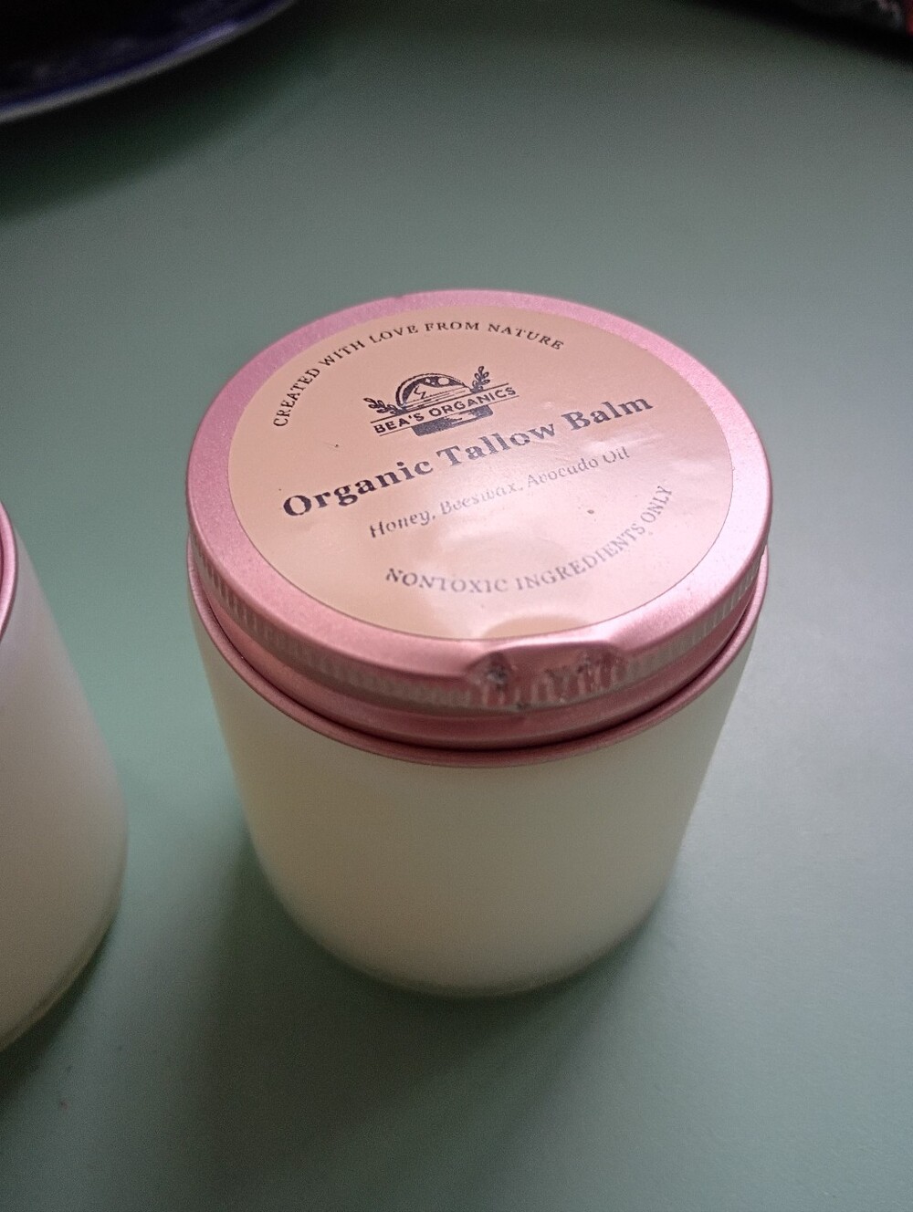 Damaged Lid Organic Healing Tallow Balm with Raw Honey and Electrolyte…